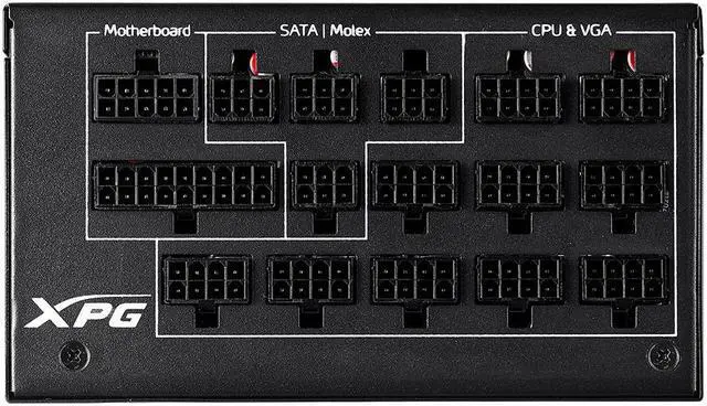 Alt view image 4 of 10 - XPG CYBERCORE ATX Modular Power Supply 1300 Watt - 80 Plus Platinum Certified | 39 Total Connectors - Intex ATX 12V v2.52 | Nidec Fan w/ Low Noise Fan Curve PSU