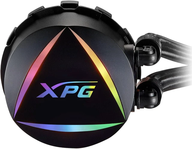 Alt view image 4 of 19 - XPG LEVANTE RGB Liquid CPU Cooler: 360mm Radiator 3 x 120mm Fans