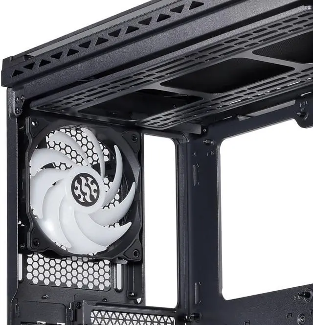 Alt view image 7 of 13 - XPG BATTLECRUISER ATX Super Mid Tower Case-Black-BATTLECRUISER-BKCWW