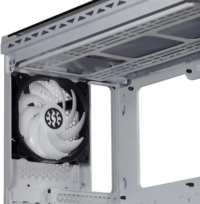 Alt view image 7 of 7 - XPG BATTLECRUISER ATX Mid-Tower RGB Case-White-BATTLECRUISER-WHCWW