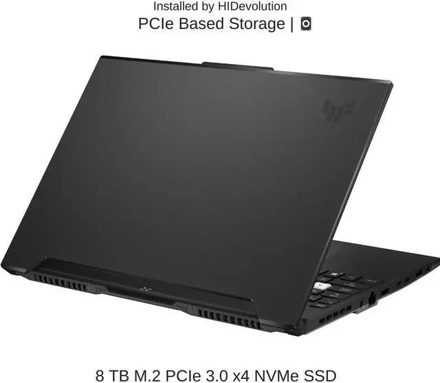 Alt view image 5 of 7 - ASUS TUF Dash F15 FX517ZR 15.6" FHD 144Hz, 1.7 GHz i7-12650H, RTX 3070, 32 GB 4800MHz RAM, 8 TB PCIe SSD, Windows 11 Pro