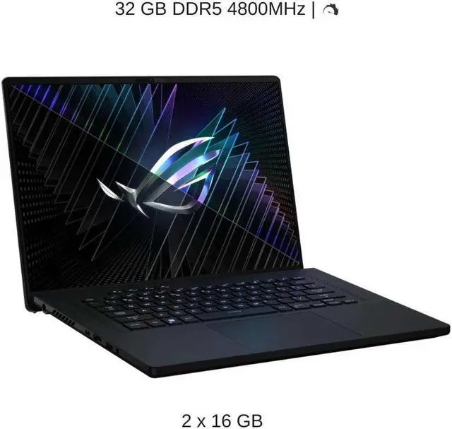 Alt view image 4 of 7 - ASUS ROG Zephyrus M16 AniMe Matrix GU604VY 16" QHD+ 240Hz, 2.6 GHz i9-13900H, RTX 4090, 32 GB DDR5 RAM, 2 TB PCIe SSD, Windows 11 Pro