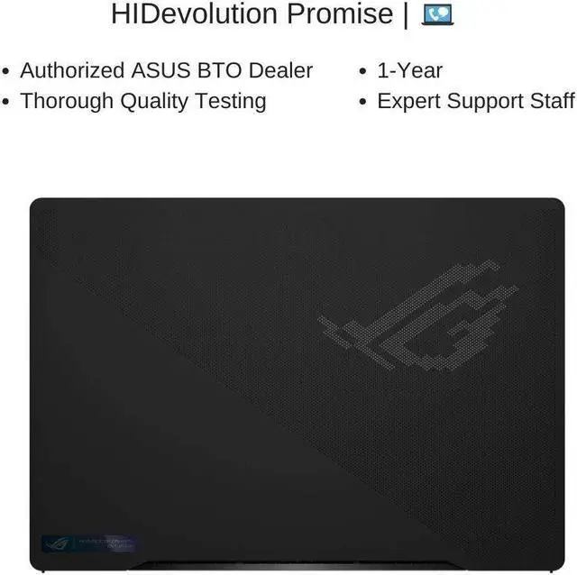 Alt view image 7 of 7 - ASUS ROG Zephyrus M16 AniMe Matrix GU604VY 16" QHD+ 240Hz, 2.6 GHz i9-13900H, RTX 4090, 32 GB DDR5 RAM, 2 TB PCIe SSD, Windows 11 Pro