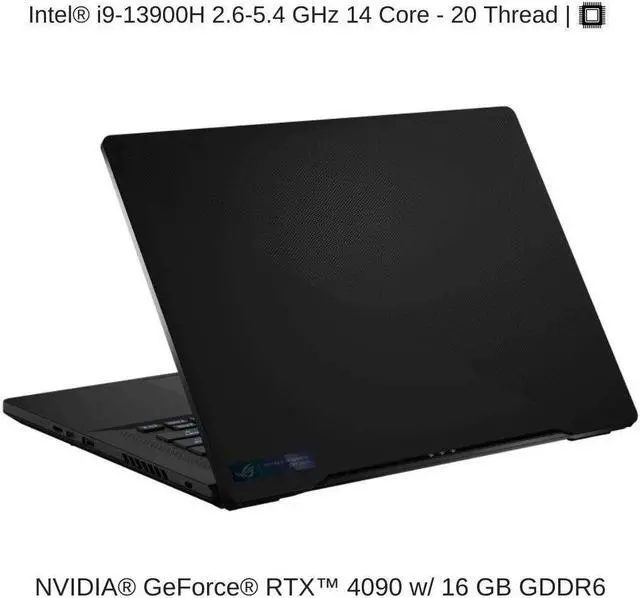 Alt view image 3 of 7 - ASUS ROG Zephyrus M16 AniMe Matrix GU604VY 16" QHD+ 240Hz, 2.6 GHz i9-13900H, RTX 4090, 32 GB DDR5 RAM, 2 TB PCIe SSD, Windows 11 Pro
