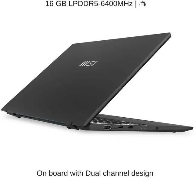 Alt view image 4 of 7 - [2024] HIDevolution MSI Prestige 13 AI Evo A1MG [Stellar Gray] 13.3" QHD+ OLED, 1.4 GHz Ultra 7 - 155H, Intel Arc Graphics, 16 GB LPDDR5 RAM, 1 TB PCIe SSD, Windows 11 Pro