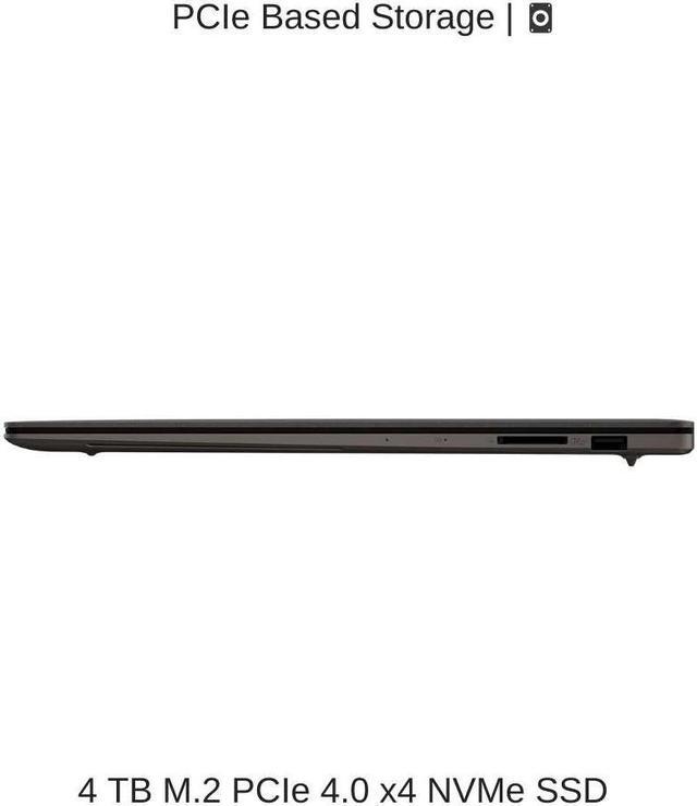 Alt view image 5 of 7 - [2024] ASUS Zenbook S 16 OLED UM5606WA Gray 16" 3K 120Hz Touch, 2.0 GHz Ryzen AI 9 HX 370, Radeon 890M, 32 GB LPDDR5X RAM, 4 TB PCIe SSD, Windows 11 Pro