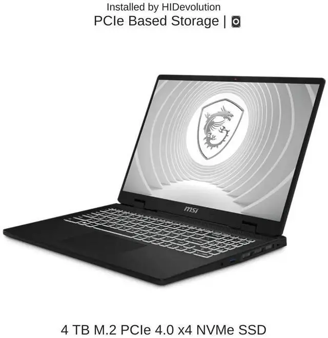 Alt view image 4 of 6 - [2024] HIDevolution MSI CreatorPro M16 HX C14VIG 16" FHD+, 1.6 GHz i7-14650HX, RTX 1000 ADA, 128 GB DDR5 RAM, 4 TB PCIe SSD, Windows 11 Pro