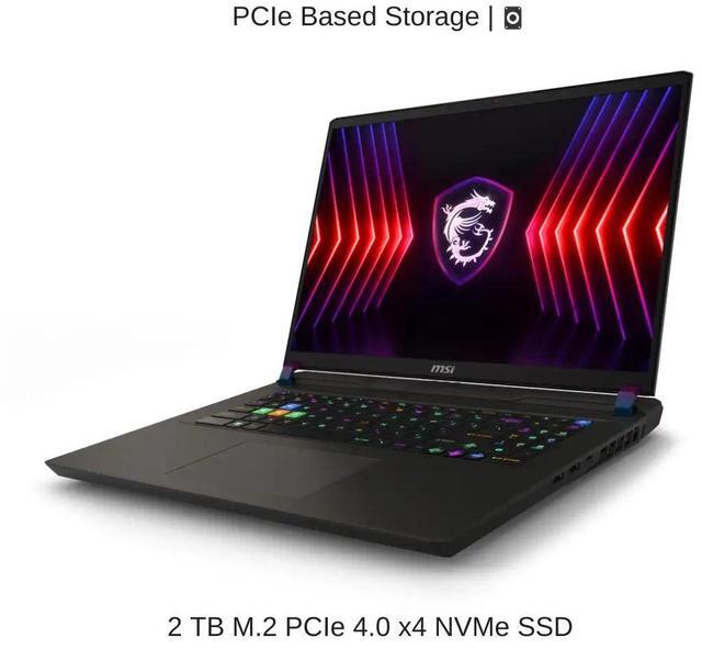 Alt view image 4 of 6 - [2024] HIDevolution MSI Vector 17 HX A14VIG 17" QHD+ 240Hz, 1.6 GHz i9-14900HX, RTX 4090, 128 GB DDR5 RAM, 2 TB PCIe SSD, Windows 11 Pro