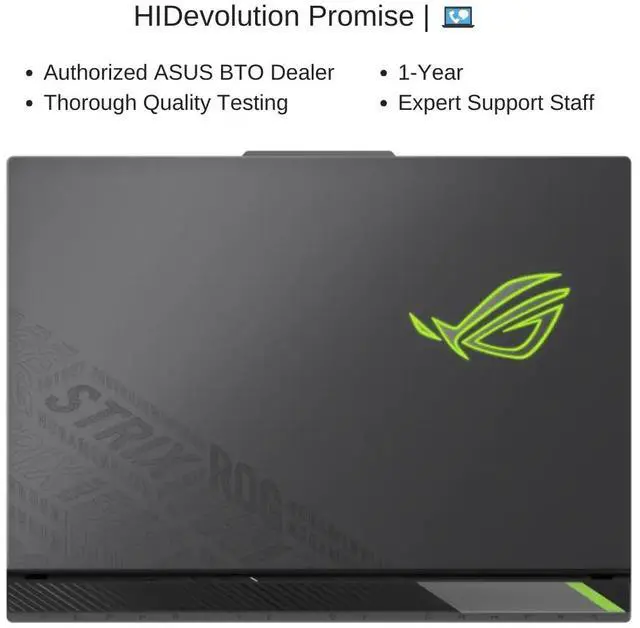 Alt view image 7 of 7 - [2025] HIDevolution ASUS ROG Strix G16 G614PR 16" FHD+ 165Hz IPS-Level, 2.4 GHz Ryzen 9 8940HX, RTX 5070TI, 96 GB DDR5 RAM, 1 TB PCIe SSD, Windows 11 Home