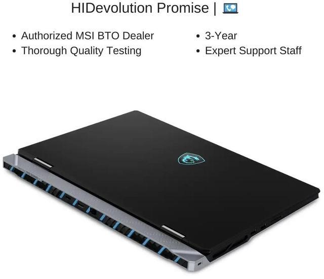 Alt view image 7 of 7 - [2025] HIDevolution MSI Titan 18 HX AI A2XWJG 18" UHD+ 120Hz Mini LED, 2.1 GHz Ultra 9-285HX , RTX 5090, 128 GB DDR5 RAM, 24 TB PCIe SSD, Windows 11 Pro