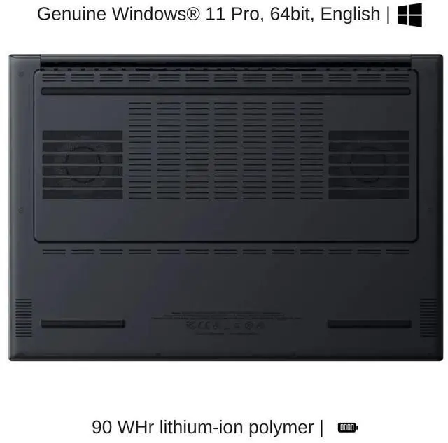 Alt view image 7 of 7 - Razer Blade 16 [2025] Black, 16" QHD+ 240Hz OLED, 2.0 GHz Ryzen AI 9 HX 370, RTX 5090, 32 GB LPDDR5X RAM, 2 TB PCIe SSD, Windows 11 Pro