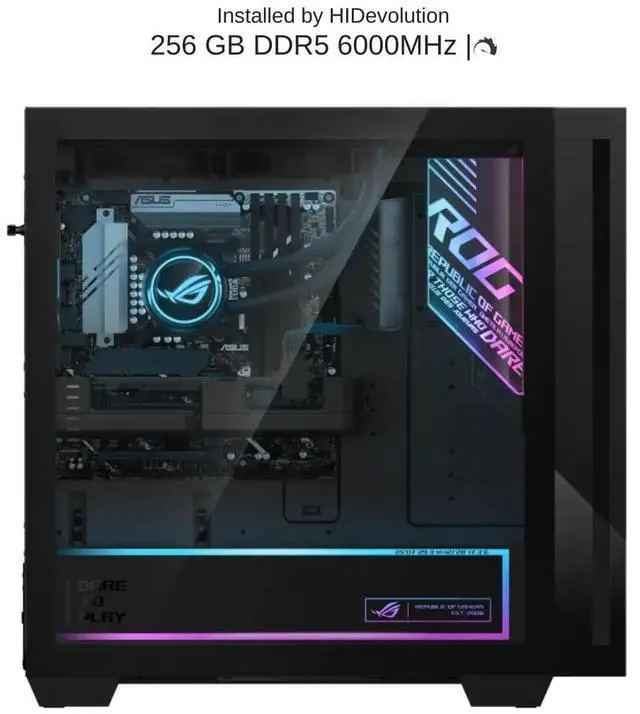Alt view image 4 of 7 - [2025] HIDevolution ASUS ROG G700TF Gaming Desktop, 3.2 GHz Intel Ultra 9-285K, RTX 5080 PRIME, 256 GB DDR5 RAM, 2 TB PCIe SSD, Windows 11 Pro