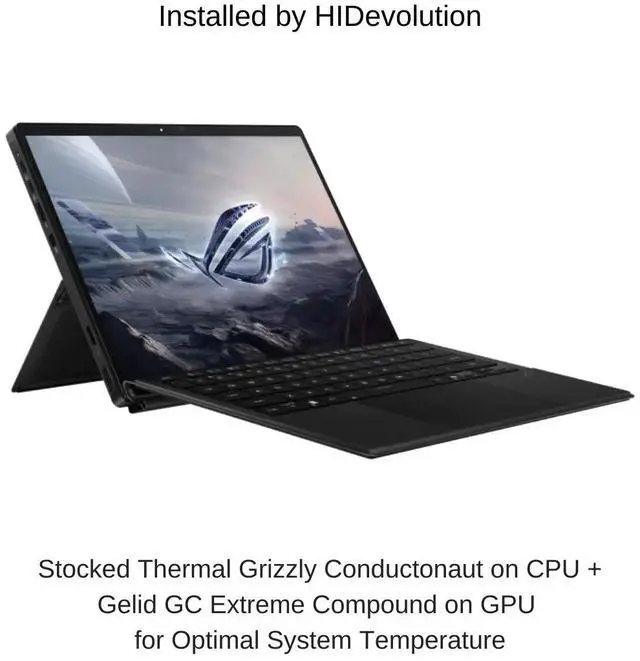 Alt view image 2 of 7 - [2025] HIDevolution ASUS ROG Flow Z13 GZ302EA 13.4" WQXGA 180Hz Touch, 3.2 GHz Ryzen Al Max+ 395, 64GB LPDDR5X RAM, 1 TB PCIe SSD, Windows 11 Home