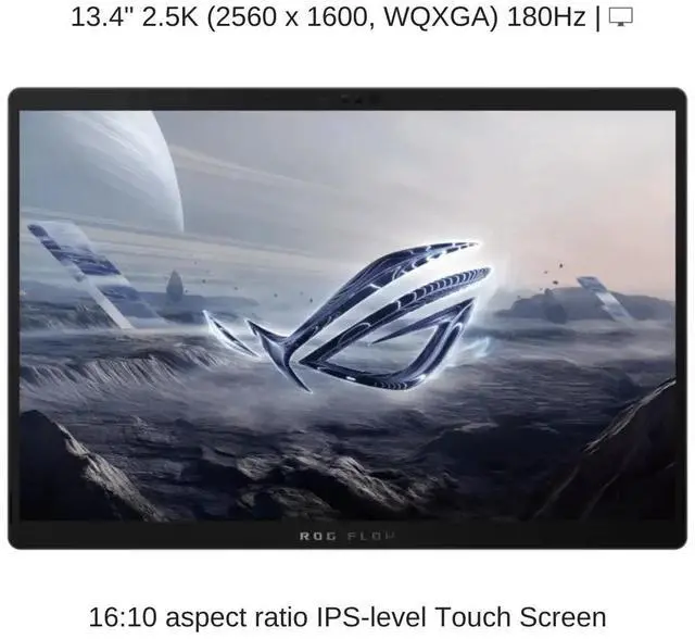Alt view image 6 of 7 - [2025] HIDevolution ASUS ROG Flow Z13 GZ302EA 13.4" WQXGA 180Hz Touch, 3.2 GHz Ryzen Al Max+ 395, 64GB LPDDR5X RAM, 1 TB PCIe SSD, Windows 11 Home