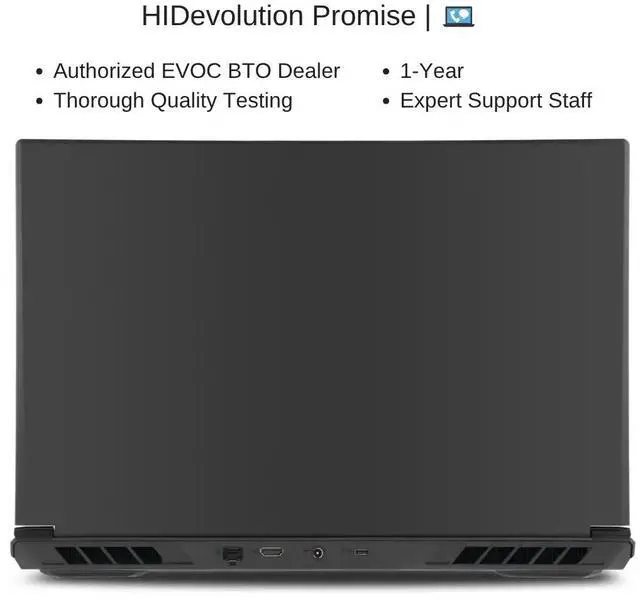 Alt view image 7 of 7 - [2025] HIDevolution EVOC High Performance Systems V3702B (V370WNPQ) 17.3" FHD 144Hz, 2.1 GHz Ultra 9-275HX, RTX 5070, 32 GB DDR5 RAM, 24 TB PCIe SSD, Windows 11 Pro