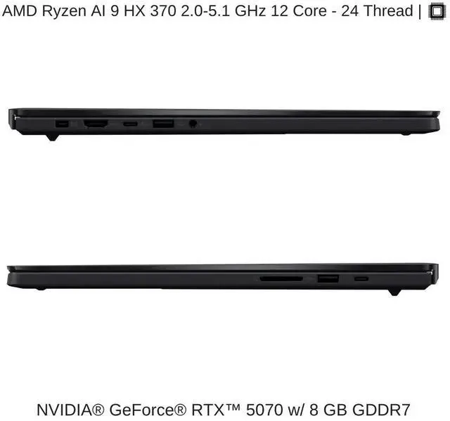 Alt view image 3 of 7 - [2025] HIDevolution ASUS ProArt P16 H7606WP Black 16" 4K OLED Touch, 2.0 GHz Ryzen AI 9 HX 370, RTX 5070, 32 GB LPDDR5X RAM, 2 TB PCIe SSD, Windows 11 Home