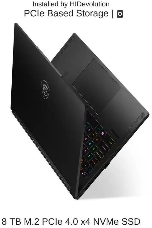 Alt view image 5 of 7 - [2025] HIDevolution MSI Stealth A16 AI+ A3XWHG 16" QHD+ 240Hz OLED, 2.0 GHz Ryzen AI 9 HX 370, RTX 5090, 64 GB LPDDR5x RAM, 8 TB PCIe SSD, Windows 11 Pro