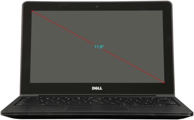 Alt view image 2 of 9 - DELL Chromebook 11 Chromebook Intel Celeron 2955U 4GB Memory 16 GB SSD 11.6" Non-Touch Screen Chrome OS CB1C13