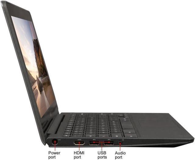 Alt view image 4 of 9 - DELL Chromebook 11 Chromebook Intel Celeron 2955U 4GB Memory 16 GB SSD 11.6" Non-Touch Screen Chrome OS CB1C13