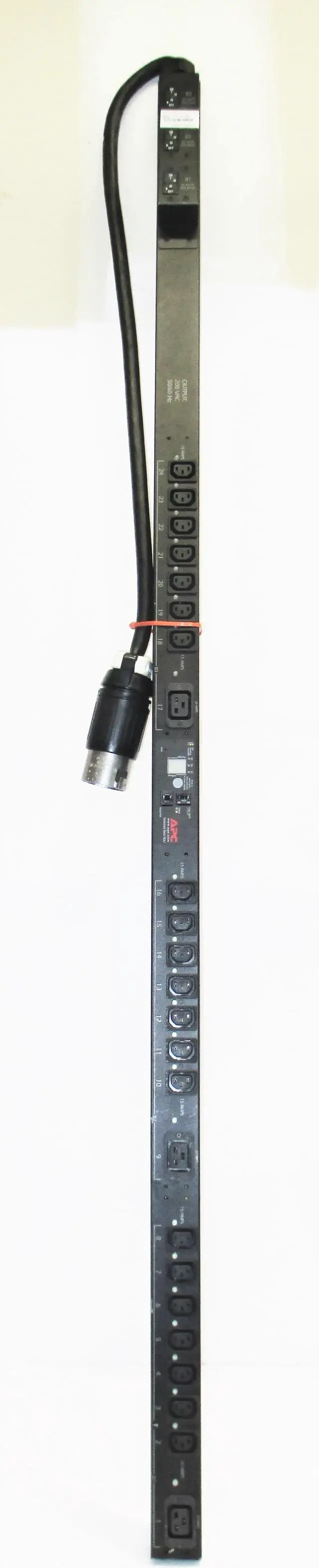Main image of APC AP7968 Rack PDU Switched ZeroU 12.5kW 208V 3PH 35A CS8365 Out 3xC19 21xC13