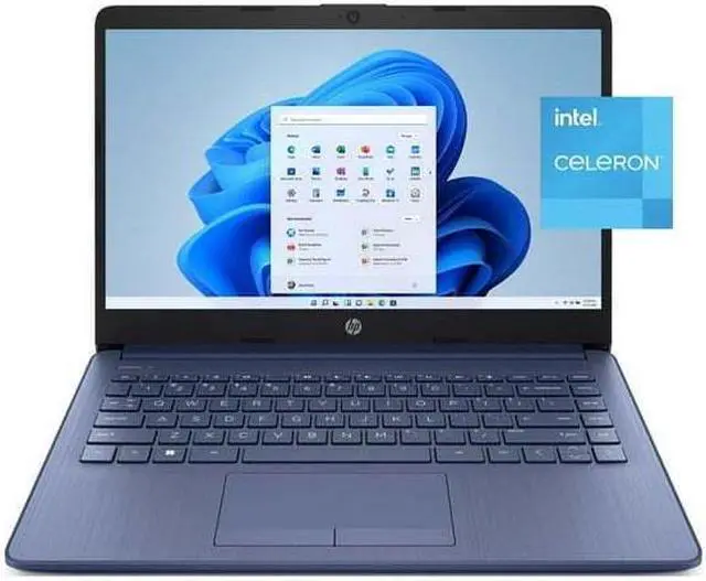 Alt view image 6 of 7 - HP Stream Laptop, 14" HD (1366 x 768), Non-Touch, Intel Celeron N4120, 4GB RAM, 64GB eMMC SSD, Windows 11 S