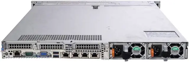 Alt view image 2 of 3 - Dell EMC PowerEdge R640 Server 2x Silver 4210 10C 64GB 2x 18TB 7.2K SAS H730P