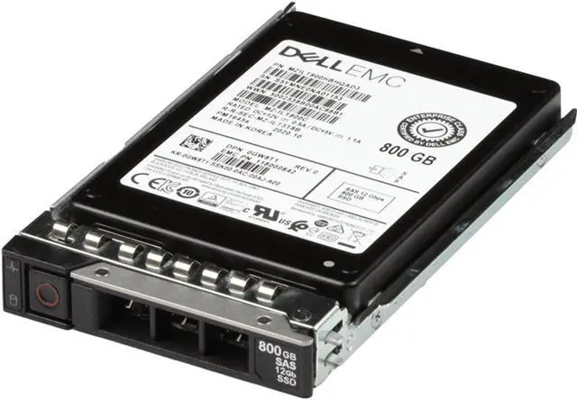 Main image of Dell 800GB 12Gbps SAS MU TLC 2.5 SSD PM1645a (ME4) (GW8T1)