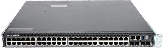 Alt view image 3 of 6 - Dell Networking N3248TE-ON 48P 1GbE 4P 10GbE SFP+ OS6 Switch