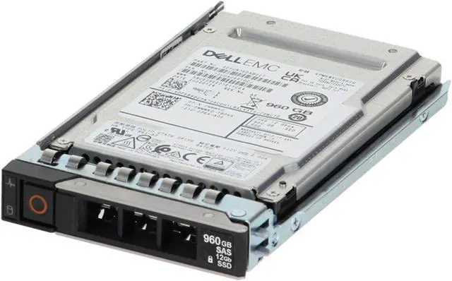 Main image of Dell 960GB 12/24Gbps SAS MU TLC SED FIPS 2.5 SSD KPM6WVUG960G (WMWKG)