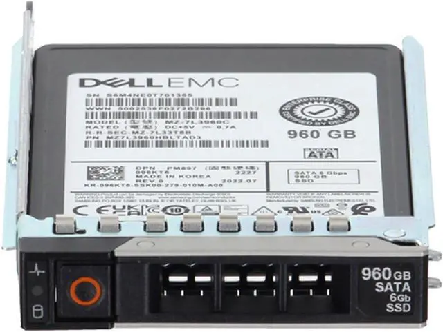 Alt view image 2 of 5 - 96KT6-CDL Dell 960GB 6Gbps SATA MU TLC 7mm 2.5 SSD PM897