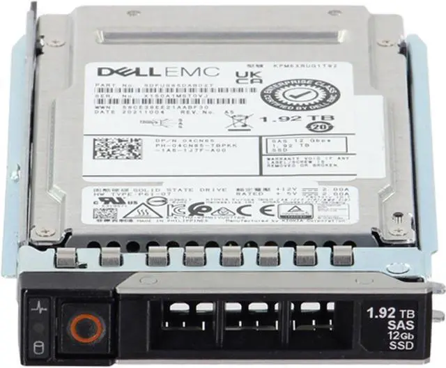 Alt view image 2 of 5 - Dell 1.92TB 12/24Gbps SAS RI TLC 2.5 SSD KPM6XRUG1T92 (ME) CPO (4CN85) -R