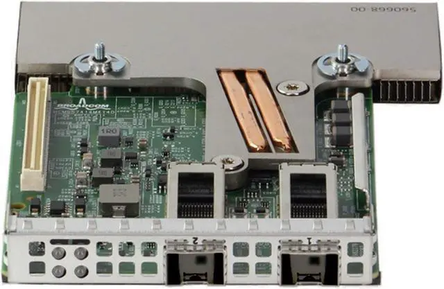 Alt view image 2 of 6 - Dell Broadcom 57414 Dual 25Gb SFP28 rNDC (6WMMV)