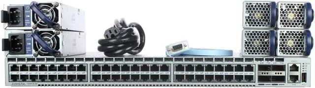 Alt view image 2 of 5 - Arista DCS-7050TX-64-R 48P 10GbE RJ45 4P 40GbE QSFP+ RA Switch