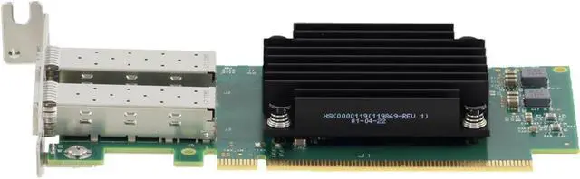 Alt view image 3 of 5 - Dell Mellanox ConnectX-5 EN CX512F Dual 25Gb SFP28 LP (JGWVY)