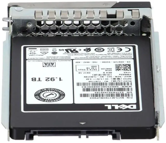 Alt view image 4 of 5 - Dell 1.92TB 6Gbps SATA RI MLC 7mm 2.5 SSD PM863A CPO (9W12R) -CO3