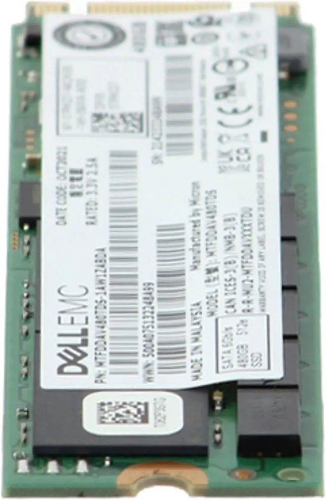 Alt view image 4 of 6 - Dell 480GB 6Gbps SATA RI TLC 2280 M.2 SSD 5300 Pro (7RKD7)