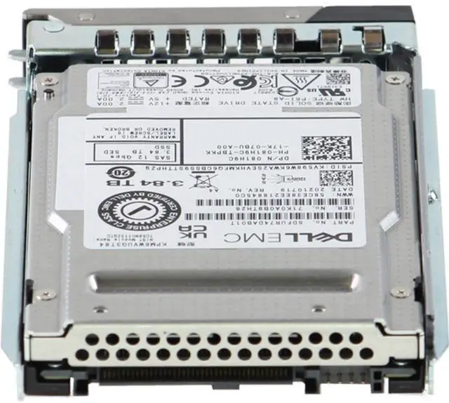 Alt view image 4 of 5 - Dell 3.84TB 12/24Gbps SAS MU TLC SED FIPS 2.5 SSD KPM6WVUG3T84 (ME5) (81H9C) -R