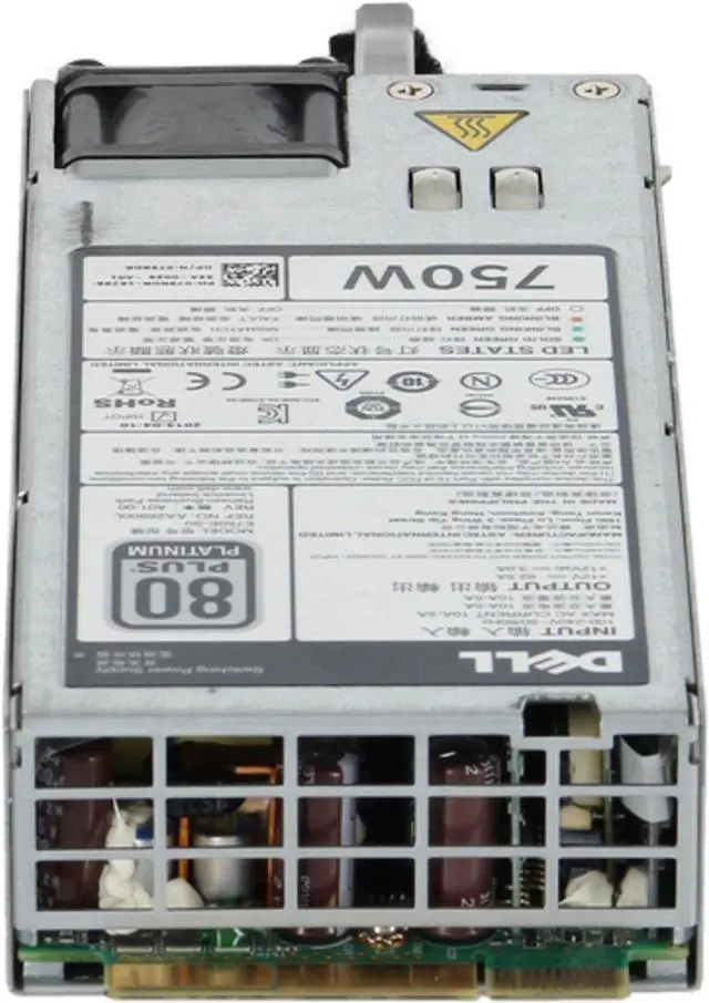 Alt view image 4 of 5 - Dell 750W 80+ Platinum PSU (79RDR)