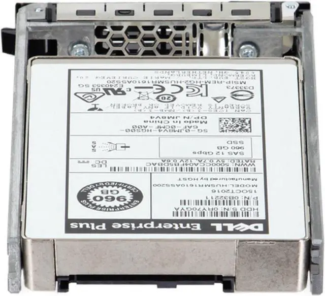 Alt view image 4 of 5 - Dell Compellent 960GB 12Gbps SAS RI MLC 2.5 SSD (HUSMR1610ASS200)