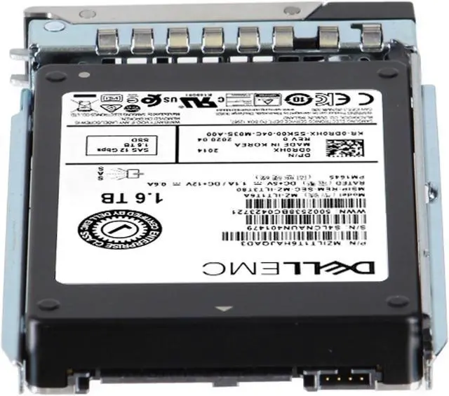 Alt view image 4 of 6 - Dell 1.6TB 12Gbps SAS MU TLC 2.5 SSD PM1645 CPO (DR0HX) -R