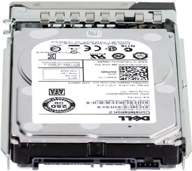 Alt view image 8 of 10 - Dell 250GB 7.2K 6Gbps SATA 2.5 HDD 512n (DNTWD)