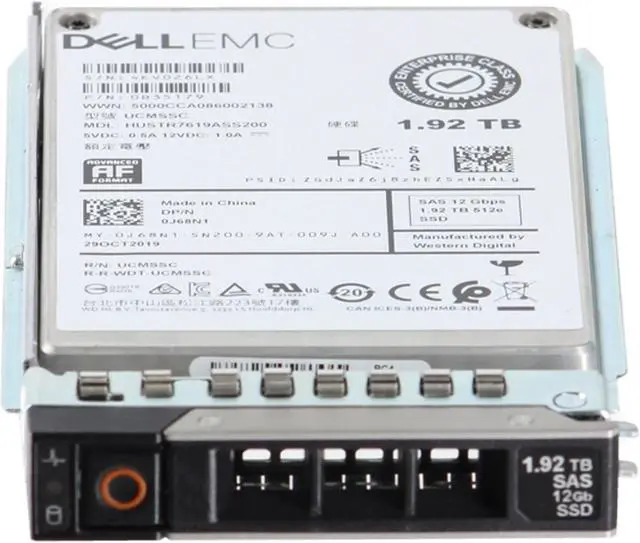 Alt view image 2 of 5 - Dell 1.92TB 12Gbps SAS RI TLC 2.5 SSD  PM1633a (400-AQNU) (400-AQNU)