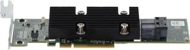 Alt view image 3 of 6 - Dell H330+ 12Gbs w/LP Bracket PERC Adapter (75D1H-LP)