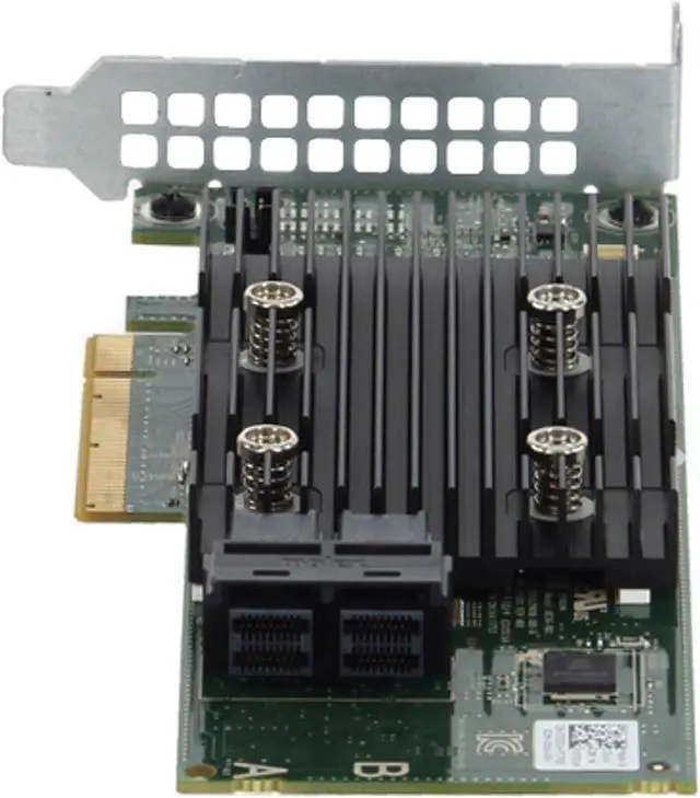 Alt view image 4 of 6 - Dell H330+ 12Gbs w/LP Bracket PERC Adapter (75D1H-LP)