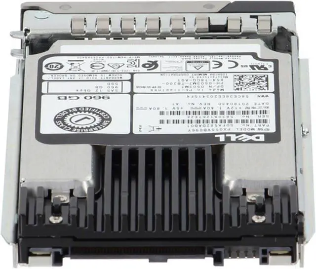 Alt view image 4 of 5 - Dell 960GB 12Gbps SAS MU MLC 2.5 SSD PX05SVB096Y CPO (503M7) -R