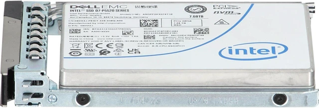 Alt view image 3 of 5 - 90M2J-CDL Dell 7.68TB Enterprise NVMe Gen4 RI TLC 2.5 SSD D7-P5520