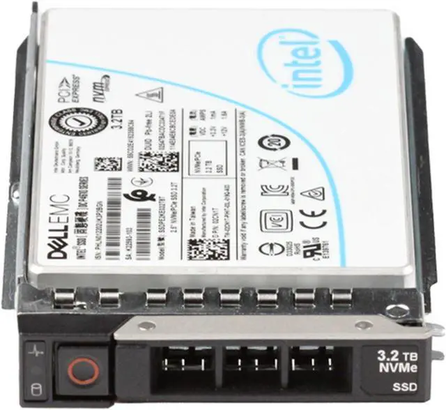 Alt view image 2 of 6 - Dell 3.2TB PCIe Gen3 NVMe MU TLC 2.5 SSD P4610 (2CN1T)