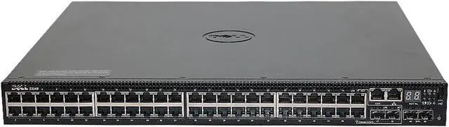 Alt view image 4 of 6 - Dell Networking S3148 48P 1GbE 2P 10GbE SFP+ Switch (Kit)