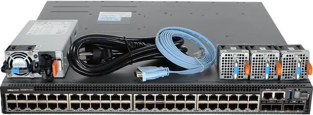 Main image of Dell Networking N3248TE-ON 48P 1GbE 4P 10GbE SFP+ OS6 RA Switch