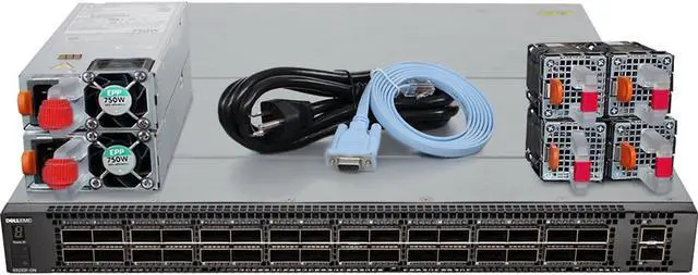 Alt view image 4 of 5 - Dell S5232F-ON 32P QSFP28 OS10 I/O-PSU Switch (Kit)